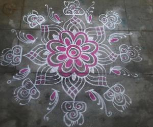 Rangoli: Pink delight!
